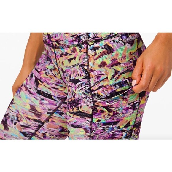 LULULEMON Size 6 Fast and Free Tight II 25" Seawheeze 2020 Super Sonic Alpine - Picture 3 of 11